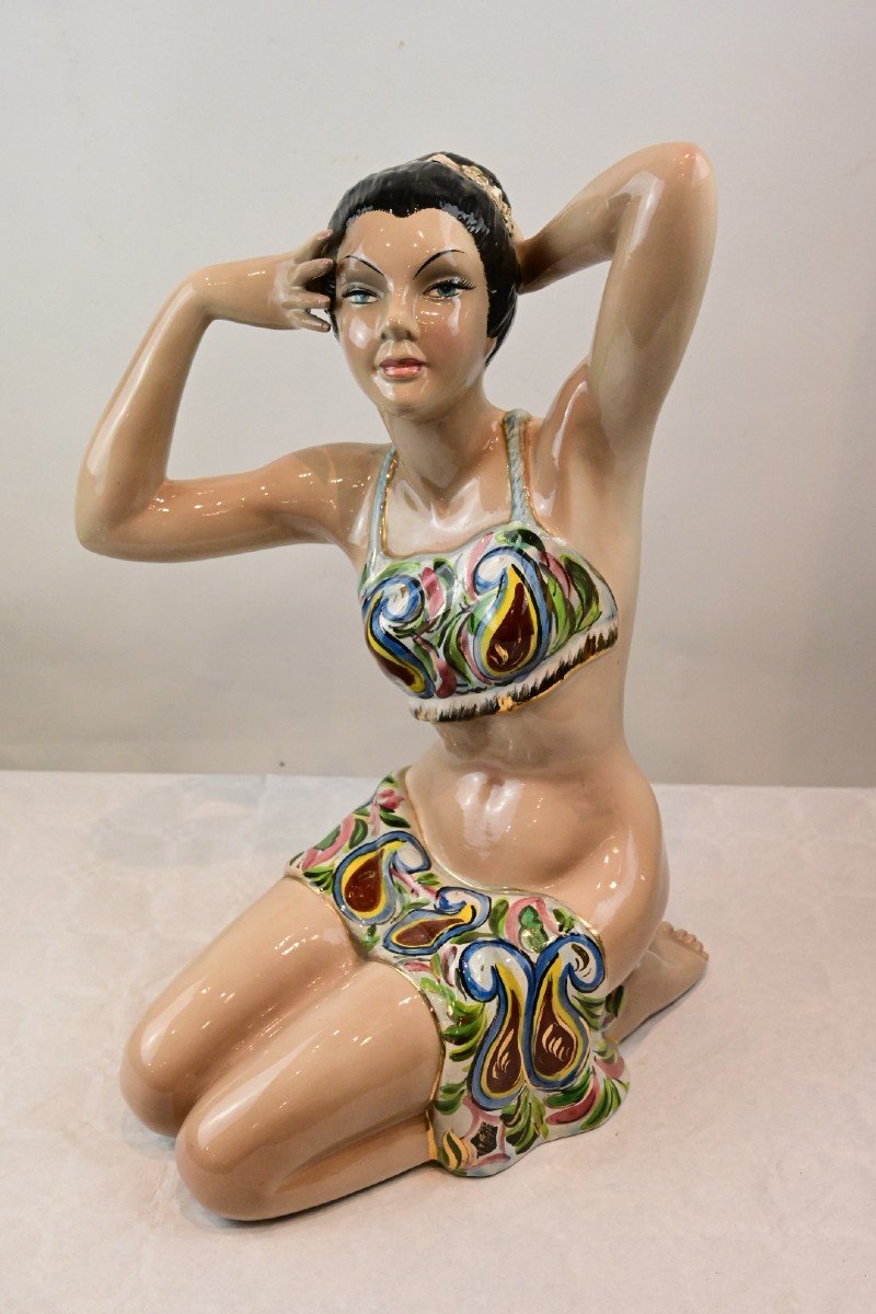 Artenova - Donna in Ceramica - Italia Anni 50